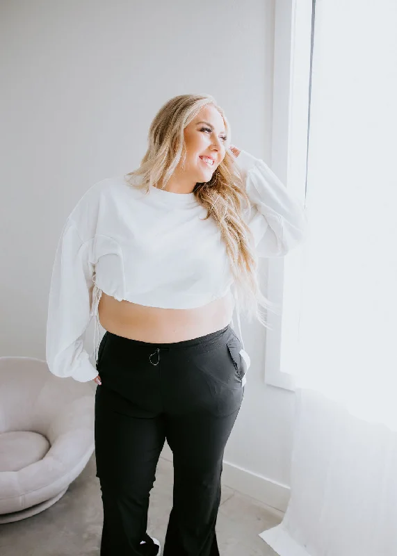 Curvy Michelle Cropped Sweatshirt