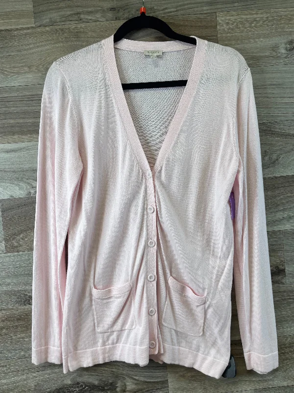 Cardigan By Talbots In Pink, Size: M