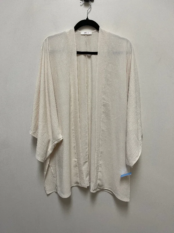 Cardigan By Cherish In Cream, Size: Osfm