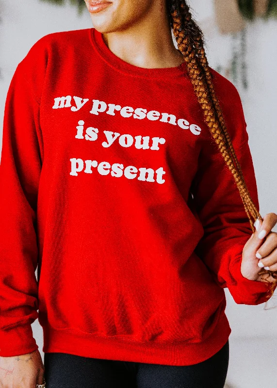 Curvy My Presence Graphic Sweatshirt