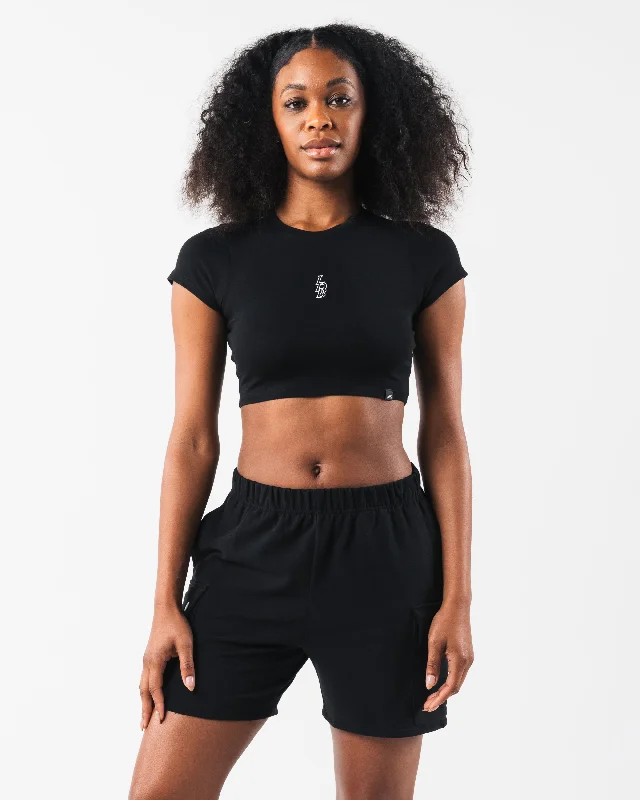 LDB Crop Tee - Black