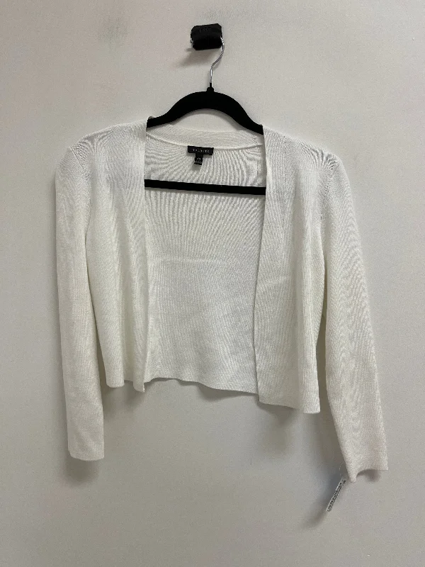 Sweater Cardigan By Talbots In White, Size: Xs