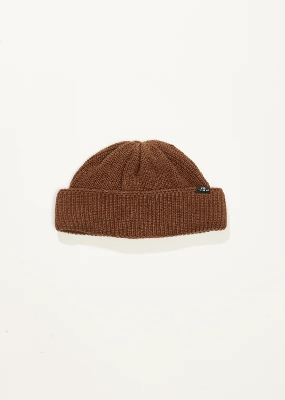 AFENDS Unisex THC - Beanie - Toffee