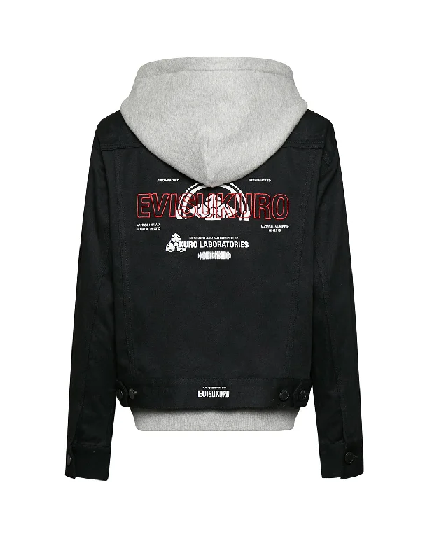 Mock 2-in-1 Zip Hoodie