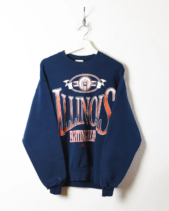 Red Oak Illinois Fighting Illin Sweatshirt - Small