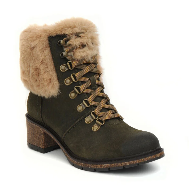 Women's Brooklyn Weather-Friendly Fur Lace Up Boot