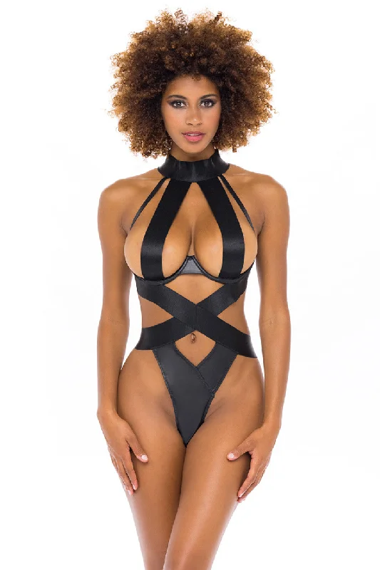 Lydie Strappy Cut Out Teddy