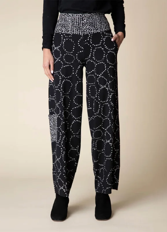 Habitat Core Travel Knit Arty Pant - Circles