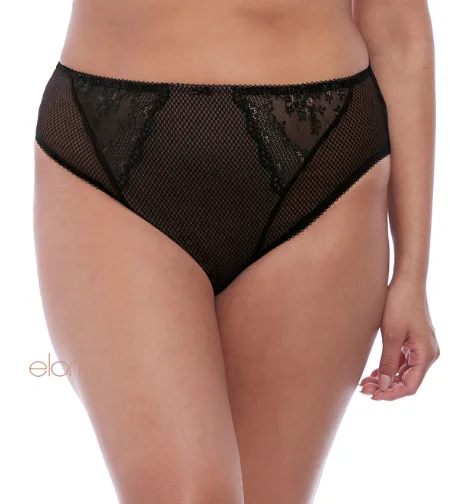 ELOMI EL4386BLK CHARLEY HIGH LEG BRIEF