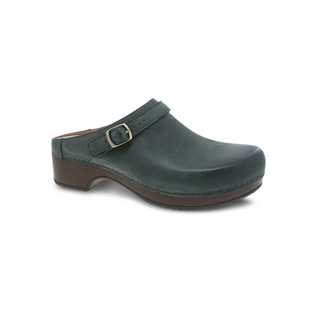 Women's Berry Green Burnished Nubuck