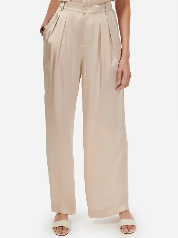 Davina Wide Leg Pants In Cannoli