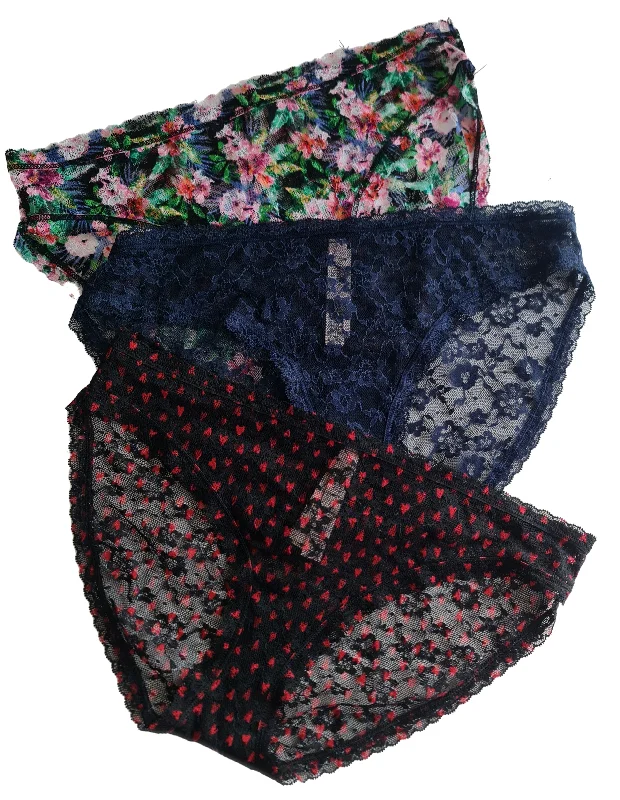 Victorias Secret pack 3 panties encaje G