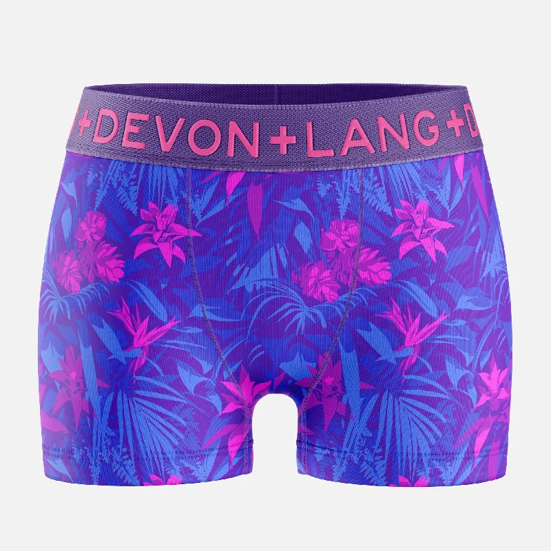 Bria 2.0 Boyshort - Bromeliad Ultra Violet