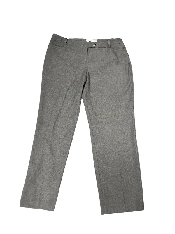 NWT Calvin Klein Women's Trouser Gray 16