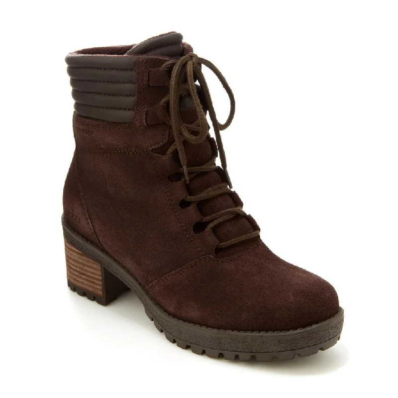 Women's Douglas Waterproof Suede Boot - Dark Brown