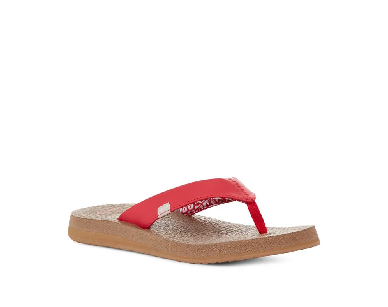 Women's Yoga Mat Sandal - Bittersweet Red