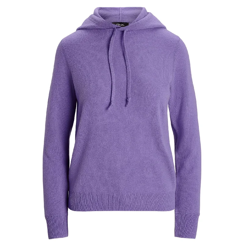 Womens RLX Cashmere Hoodie Pure Lilac - AW24