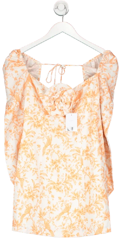 CAMI NYC Orange Swetha Dress UK XS