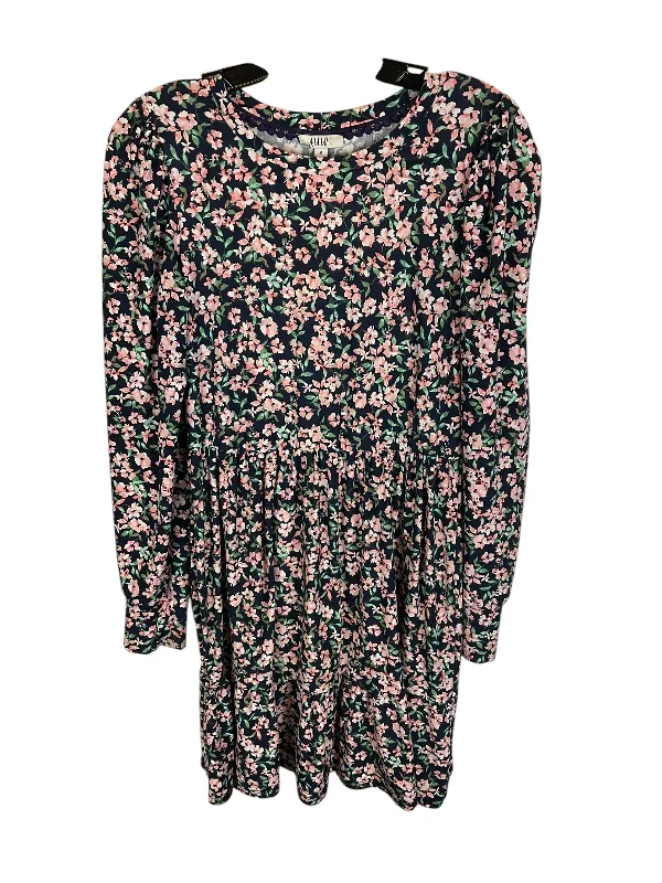 Dress Casual Short By Auw In Floral Print, Size: M