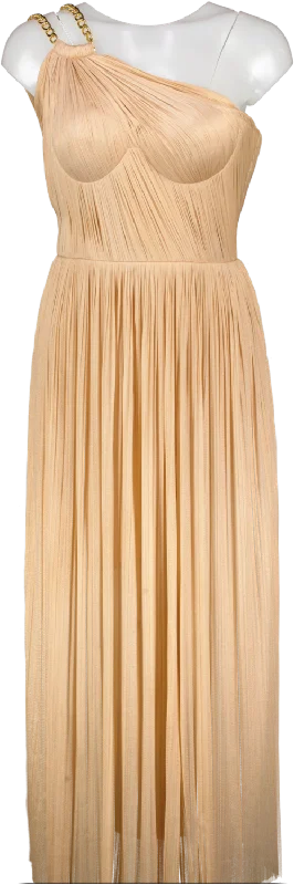 Iris Serban Nude Celeste Dress UK 8