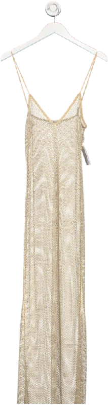 Loba Nude Delfina Evening Dress UK M