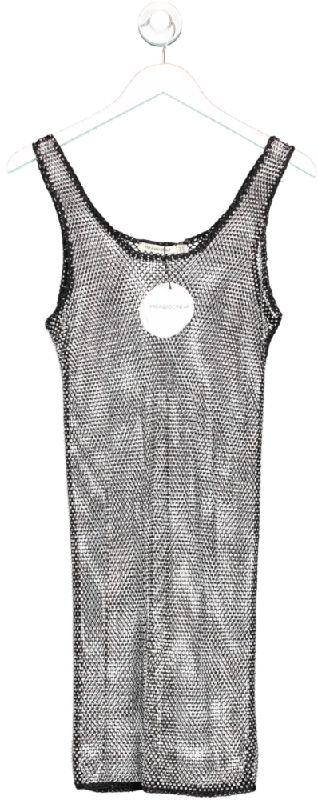 Paramidonna Black Crystal Dress Liu One Size