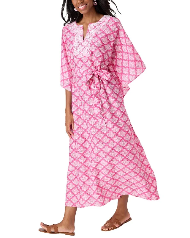 Roller Rabbit Jemina Nella Silk-Blend Caftan