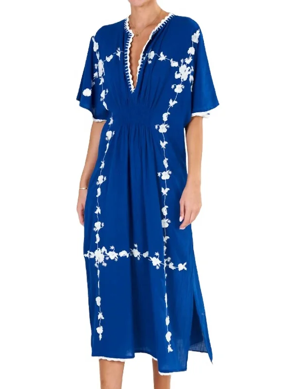 Vela Kaftan In Blue