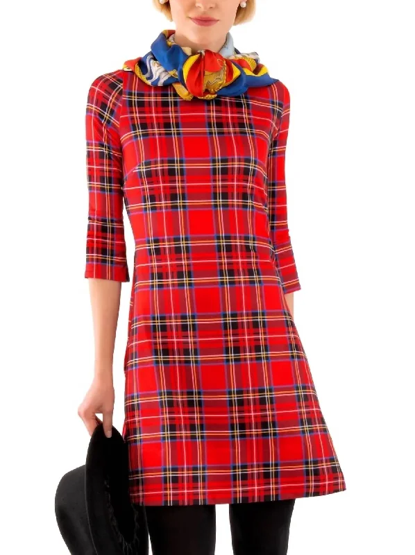 Button Up Buttercup Swing - Duke Of York In Red