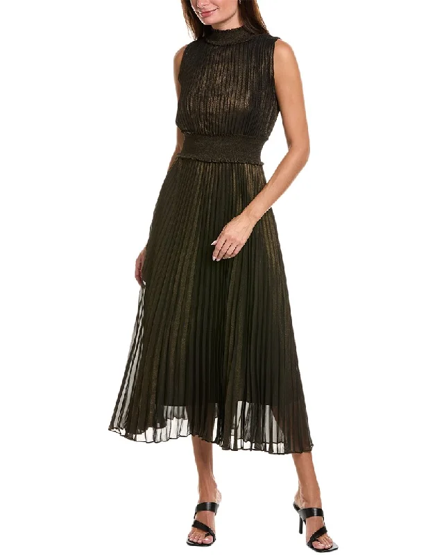 Nanette by Nanette Lepore Accordion Pleated Midi Dress