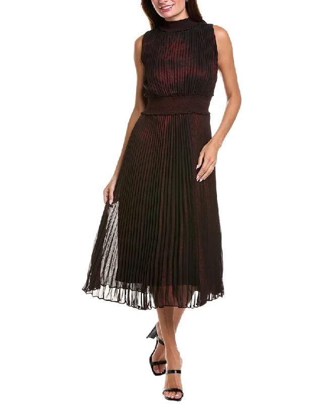 Nanette by Nanette Lepore Accordion Pleated Midi Dress