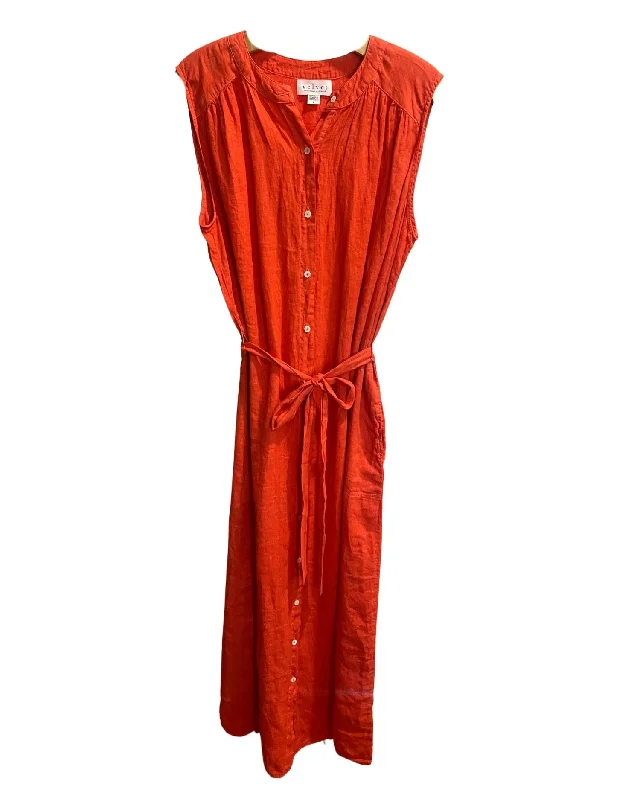 Women's Luna Wrap Midi Dress In Paprika