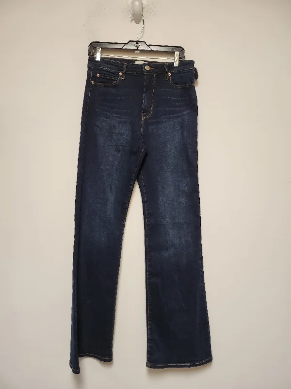 Blue Denim Jeans Flared Avec Les Filles, Size 6