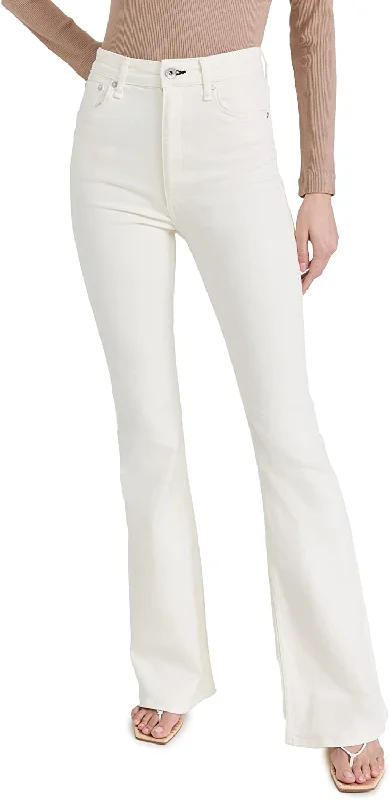 rag & bone Women's ICON Casey High-Rise Flare Jeans