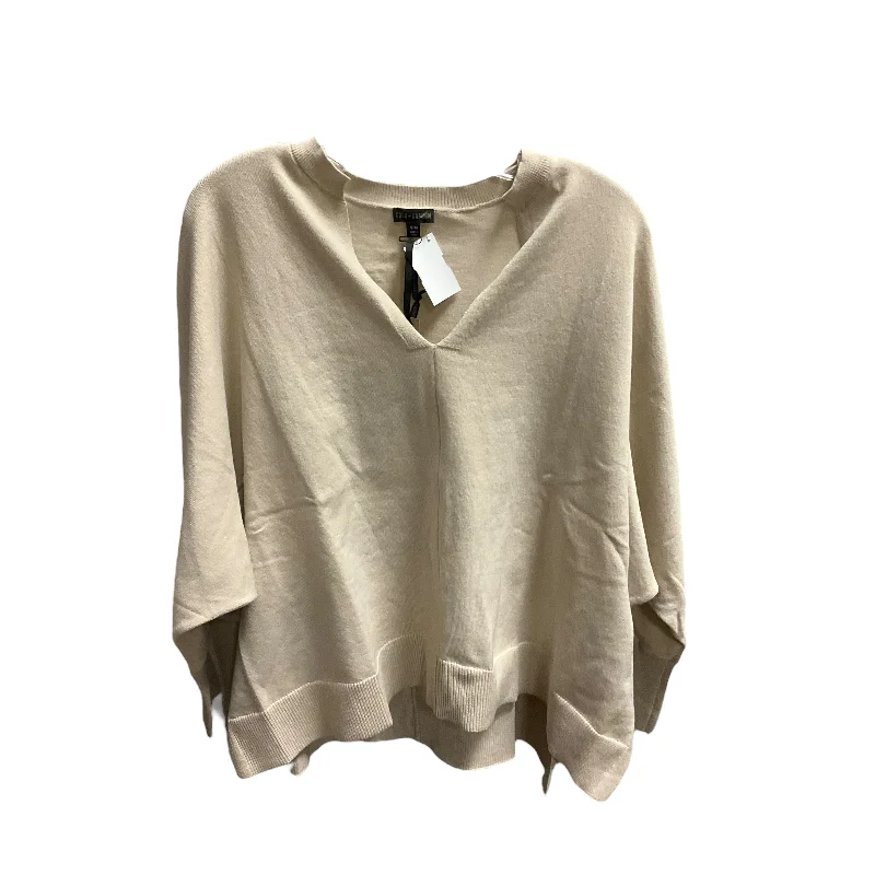 Top Long Sleeve By Coco And Carmen In Tan, Size: S