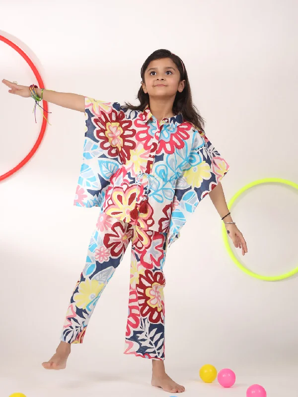 Kids Pure Cotton Colourfull  Printed Night suits