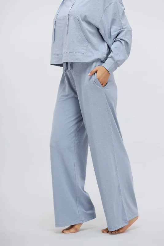 Dusty Blue Luxflo Travel Pant