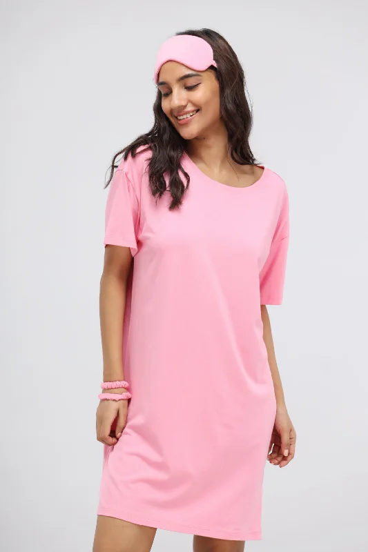 Sachet Pink Supima® T-Shirt Dress